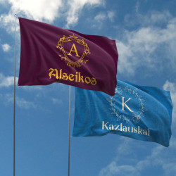 Personalizuotos vėliavos ir gairelės